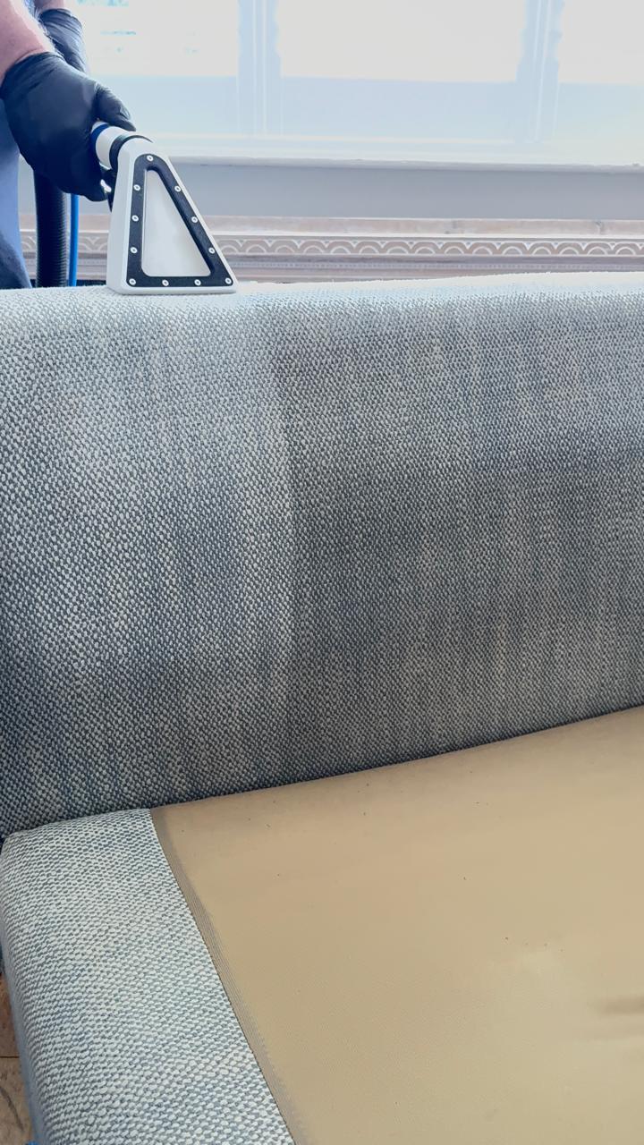 Deep stain removed from carpet